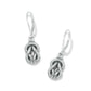 Interlok Harmony Black Leverback Earrings