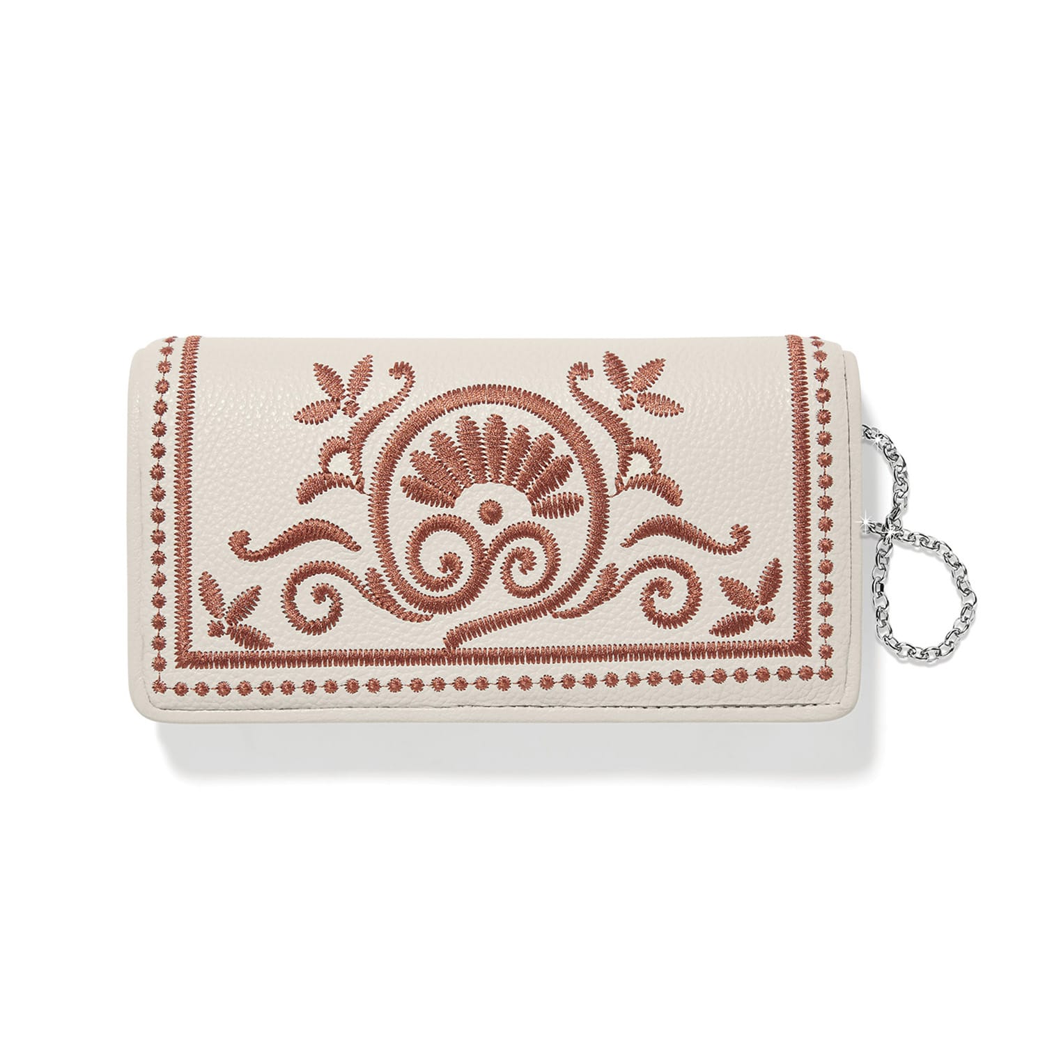Interlok Harmony Embroidered Rockmore Wallet shoe-white 1