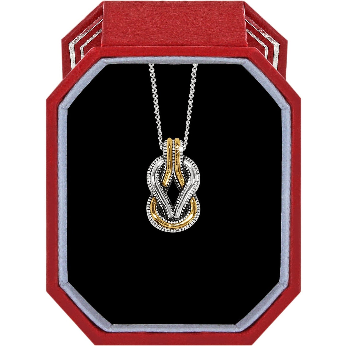 Interlok Harmony Two Tone Petite Necklace Gift Box