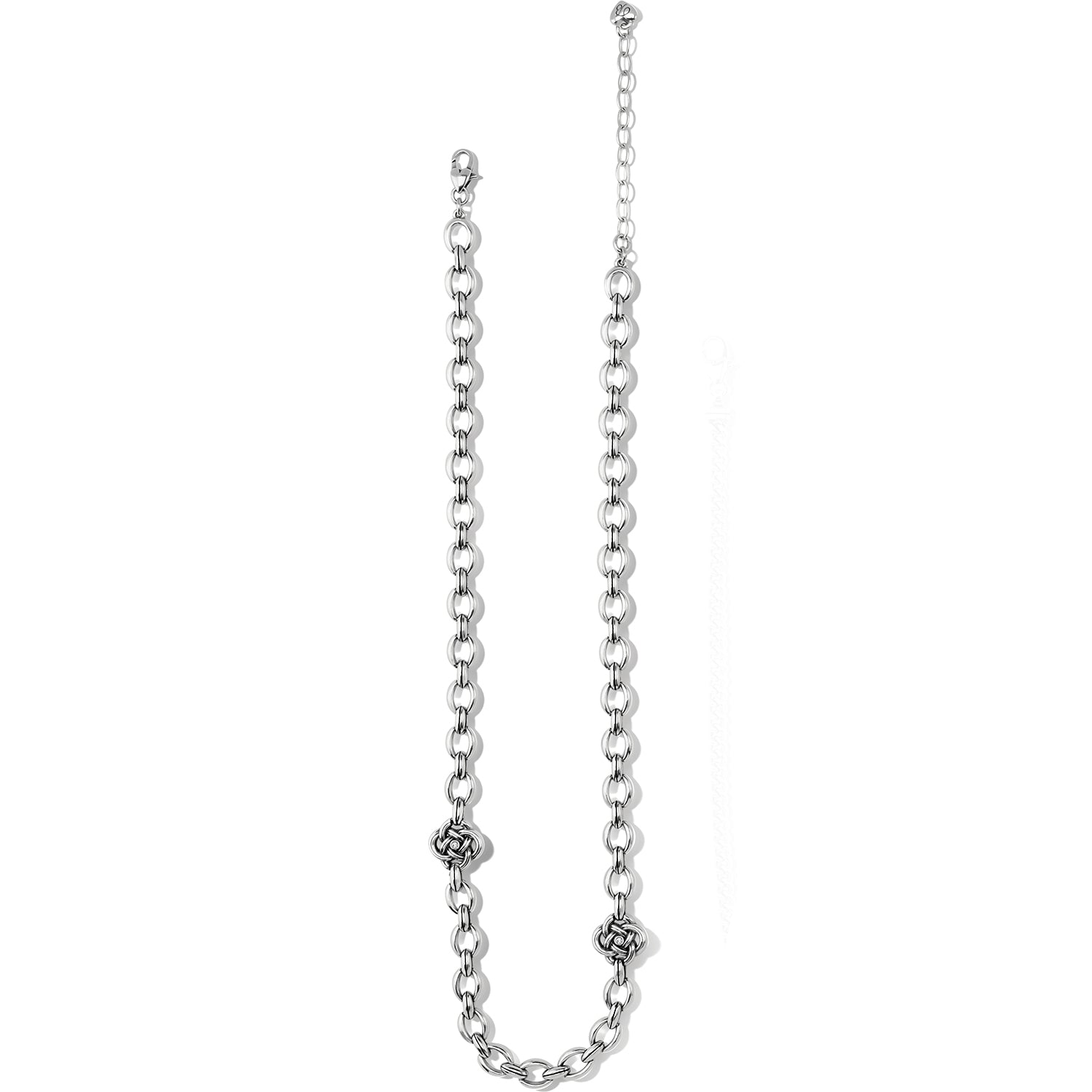 Interlok Knot Link Necklace silver 2