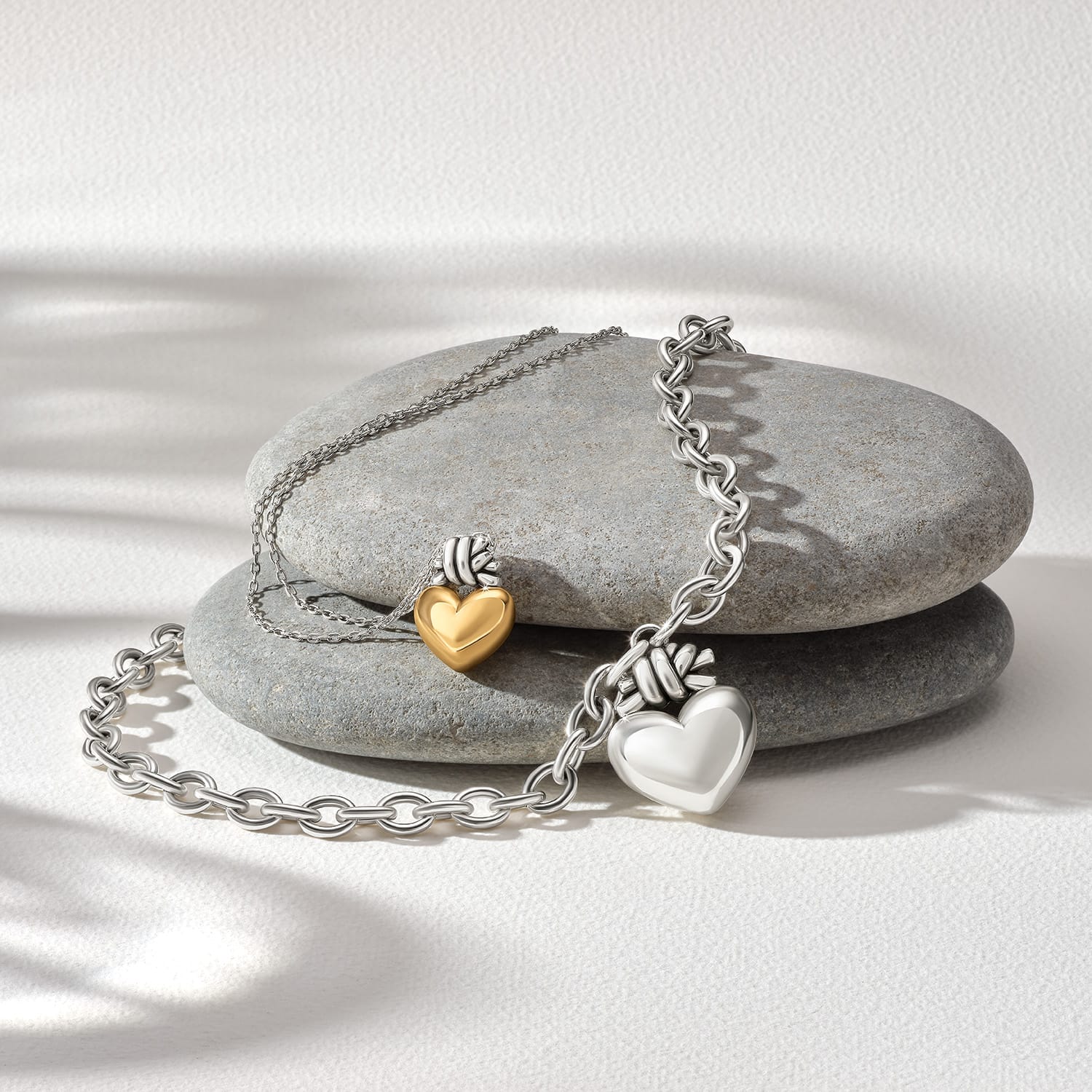 Interlok Love Knot Heart Necklace - Brighton