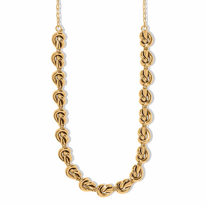 Interlok Single Knot Collar Necklace