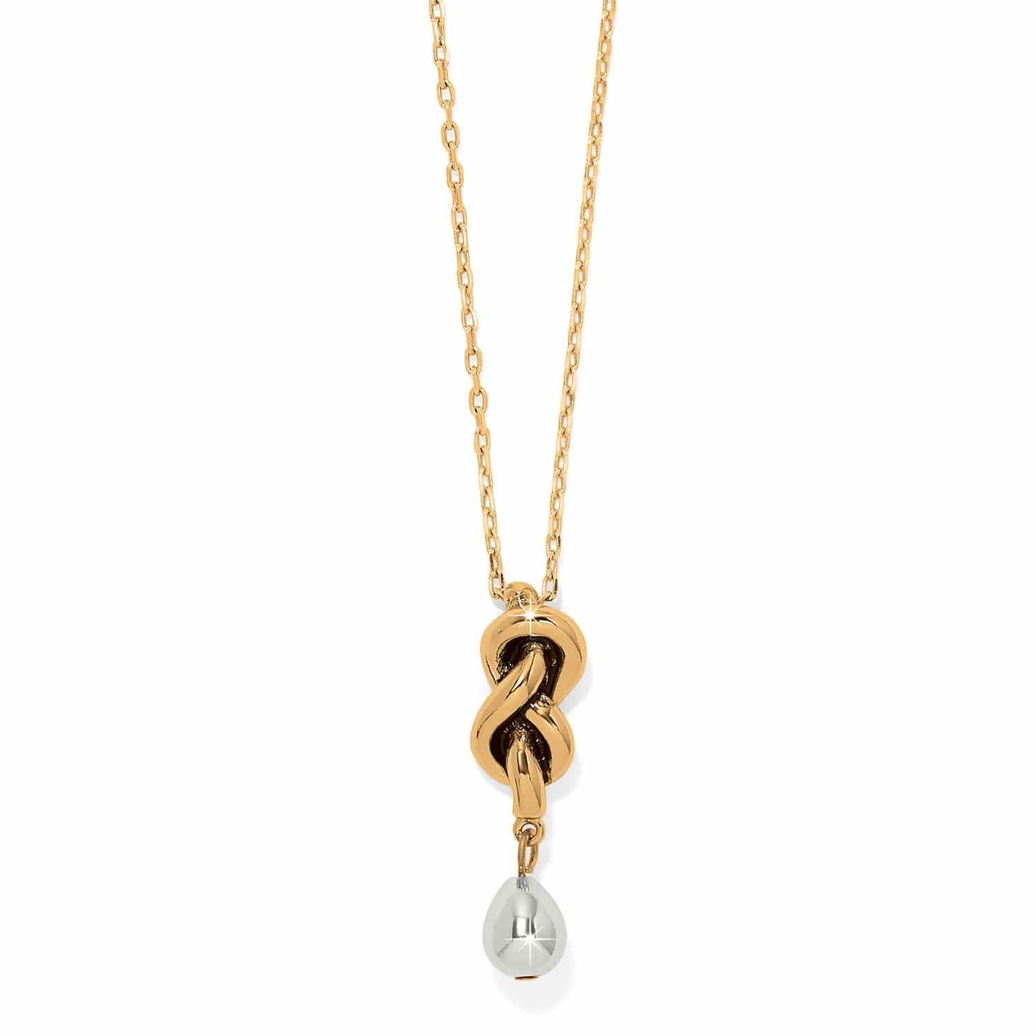 Interlok Single Knot Drop Necklace - Brighton