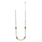 Interlok Single Knot Drops Collar Necklace