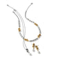 Interlok Single Knot Drops Collar Necklace