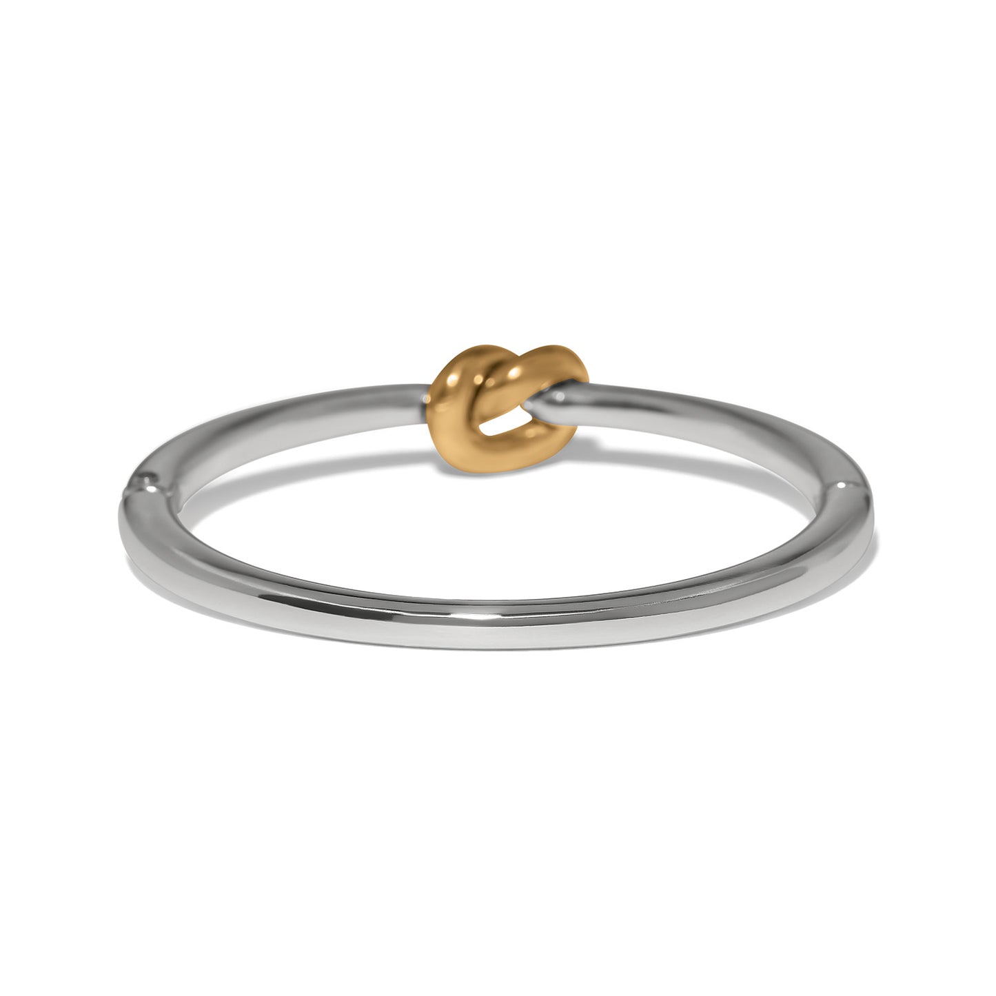 Interlok Single Knot Two Tone Hinged Bangle