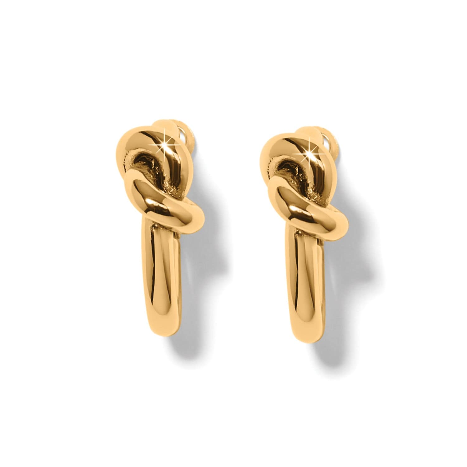 Interlok Single Knot Hoop Earrings - Brighton