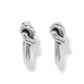 Interlok Single Knot Hoop Earrings