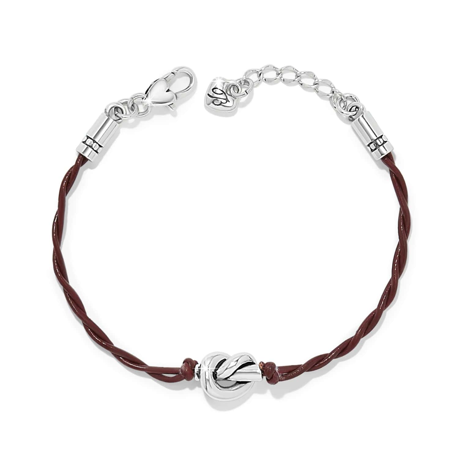 Interlok Single Knot Leather Bracelet chili-pepper 21