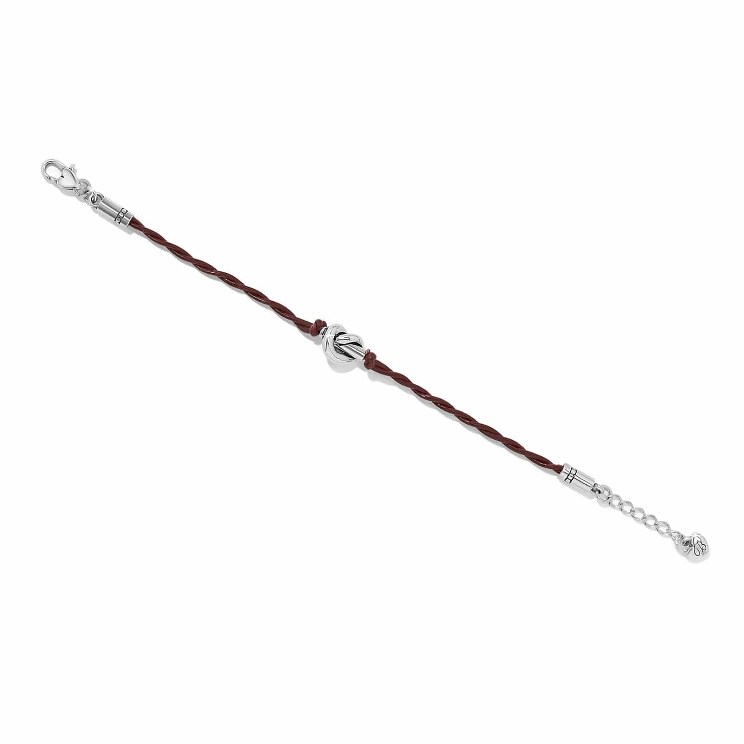 Interlok Single Knot Leather Bracelet chili-pepper 22
