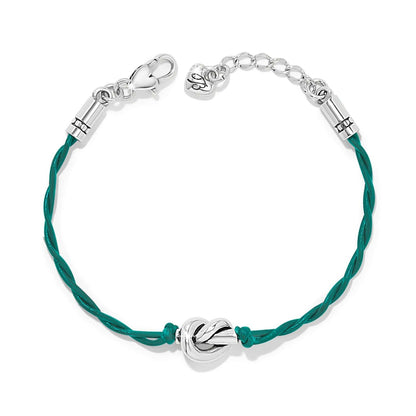 Interlok Single Knot Leather Bracelet