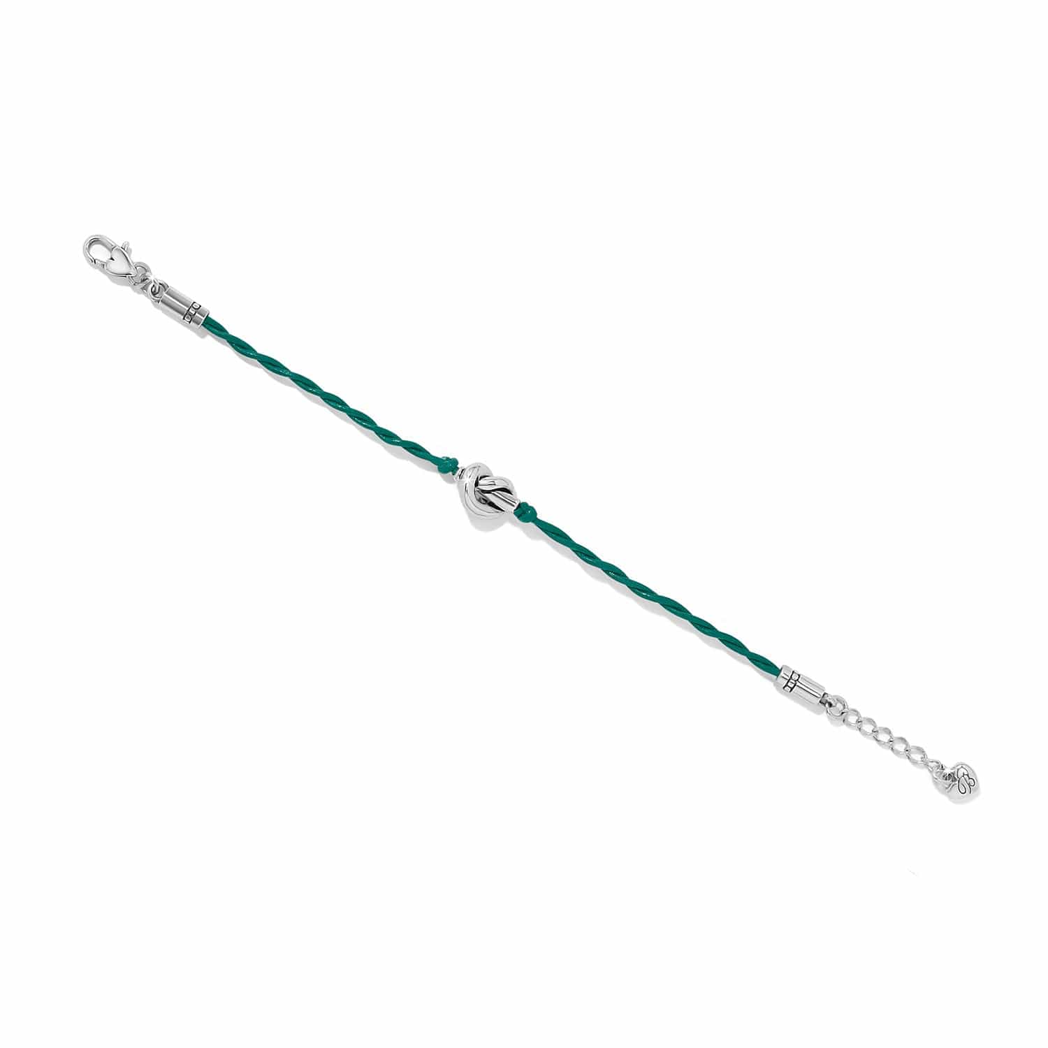 Interlok Single Knot Leather Bracelet green 14