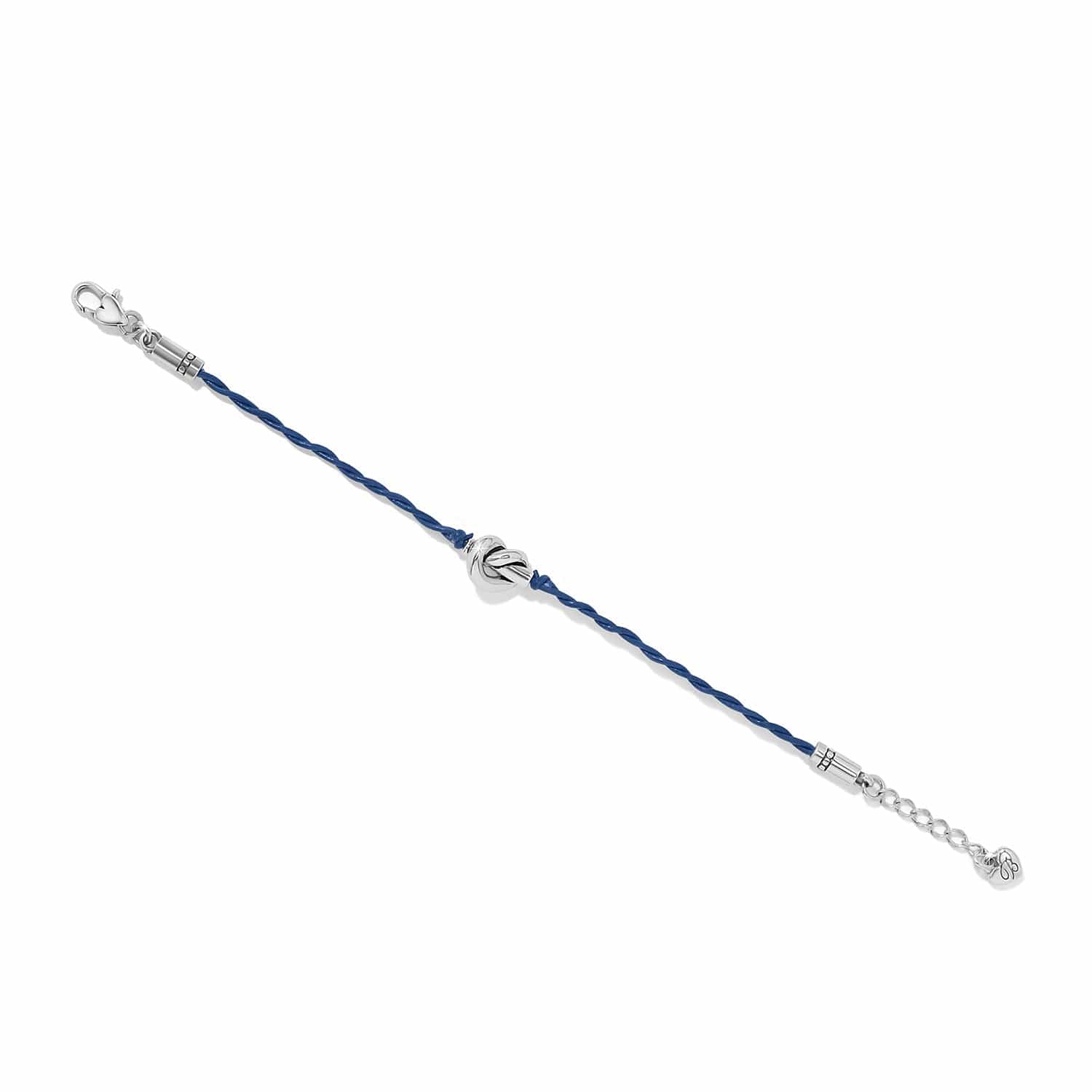 Interlok Single Knot Leather Bracelet navy 11