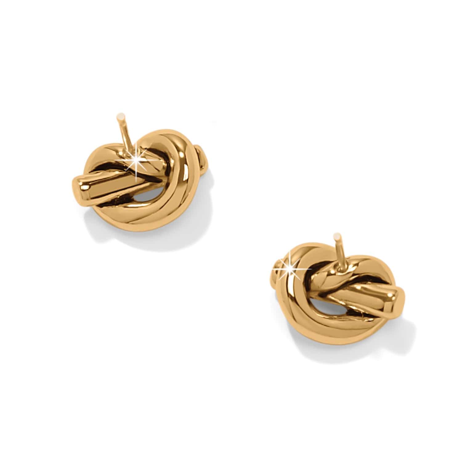 Interlok Single Knot Mini Earrings gold 4