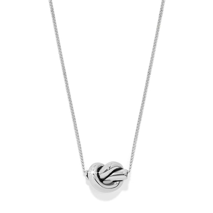 Interlok Single Knot Mini Earrings, Silver main image 1