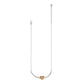 Interlok Single Knot Two Tone Necklace