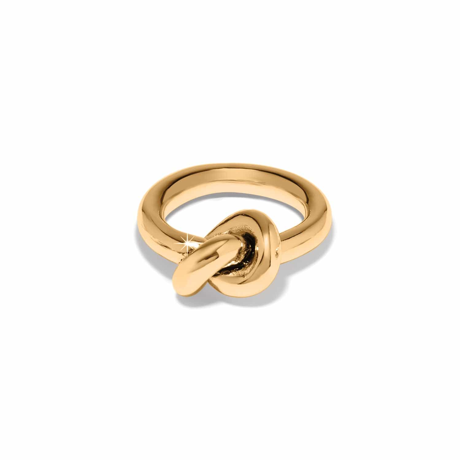 Interlok Single Knot Ring gold 1