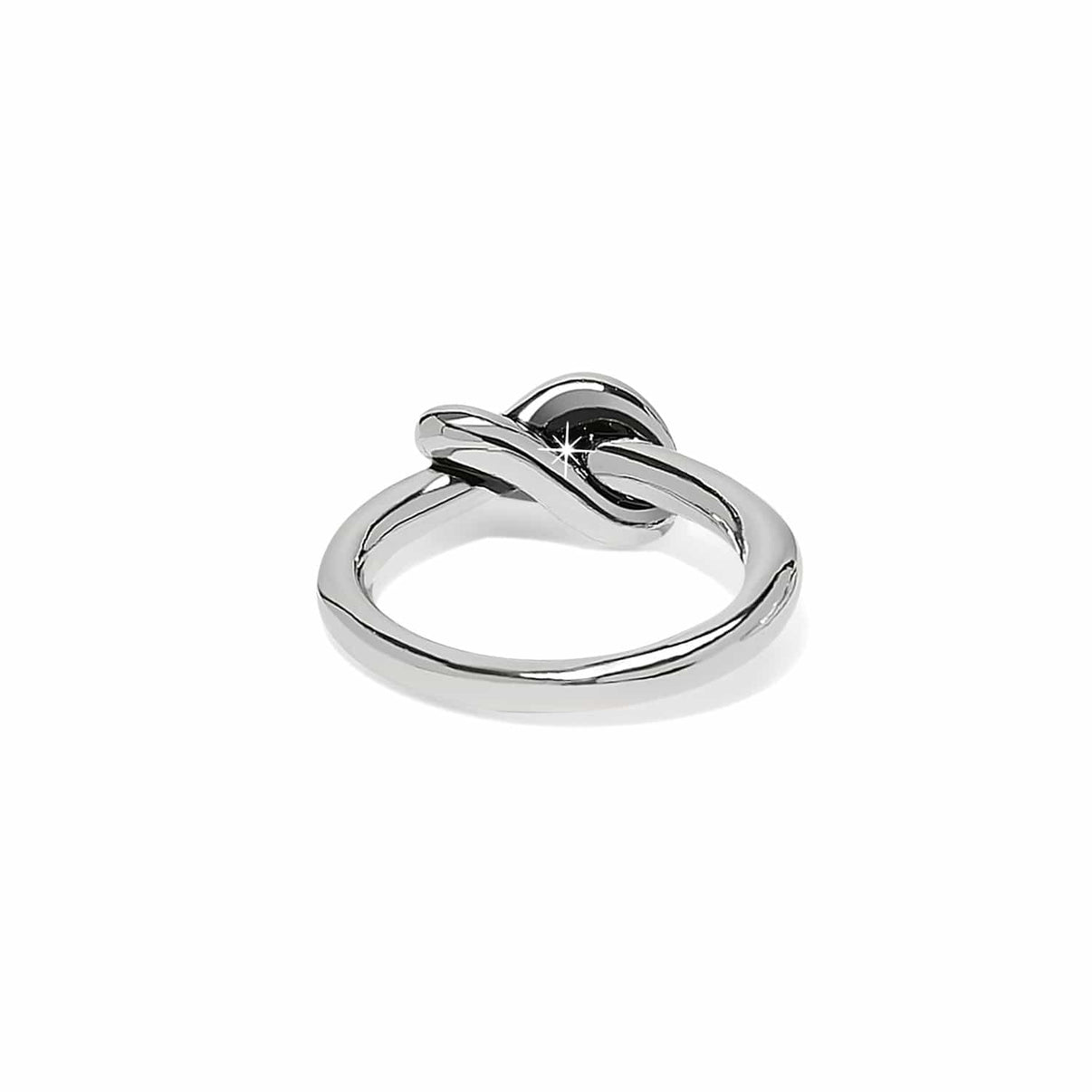 [Brighton]Interlok Single Knot Mini Earrings-Silver