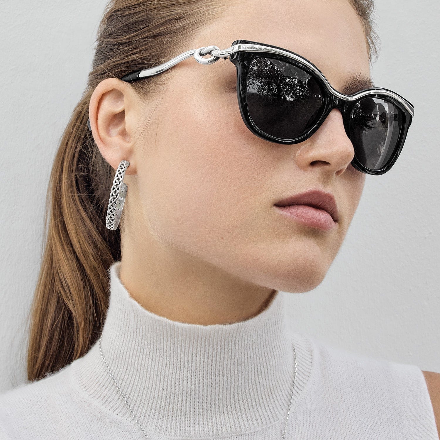 Interlok Single Knot Sunglasses silver 5