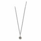 Brighton pendant necklace with two-tone tree of life medallion and silver-tone chain on a white background