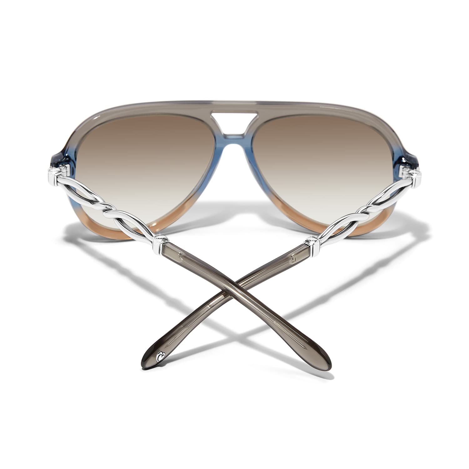 Interlok Twist Aviator Sunglasses blue 2