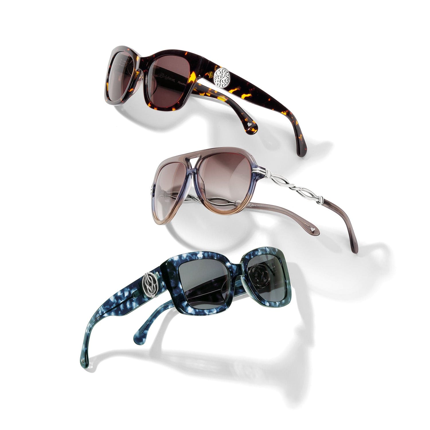 Interlok Twist Aviator Sunglasses blue 4