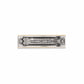 Brighton nail clipper with two-tone silver and gold finish and textured grip lever on a white background