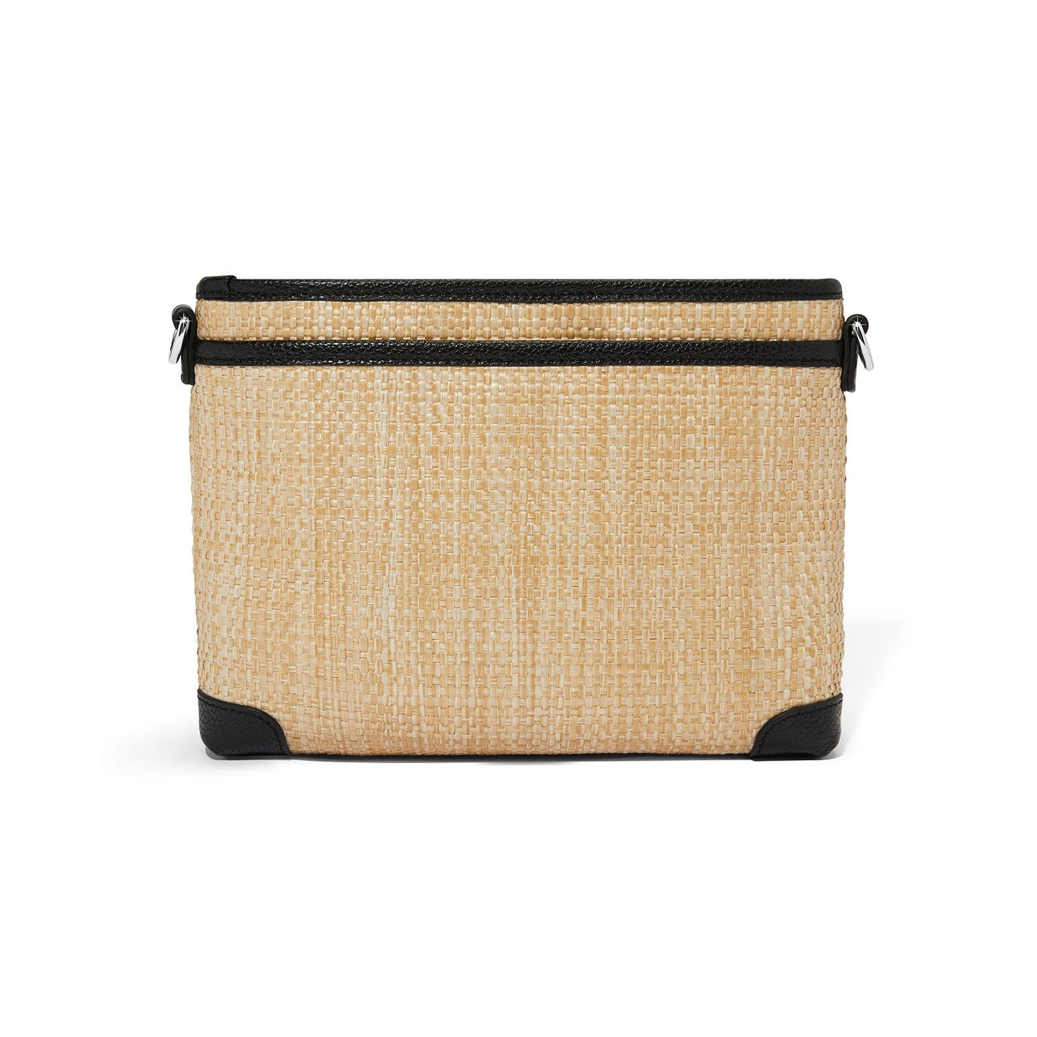 Jordyn Straw Cross Body Organizer natural-black 6