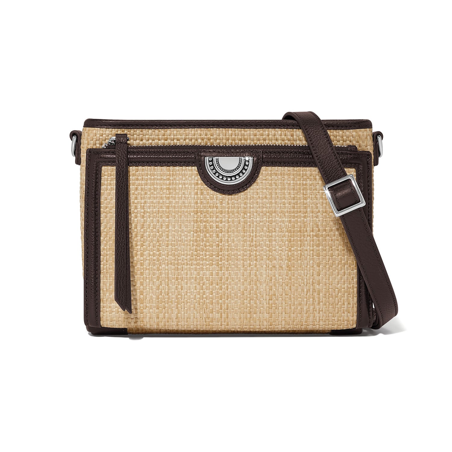 Jordyn Straw Cross Body Organizer - Brighton