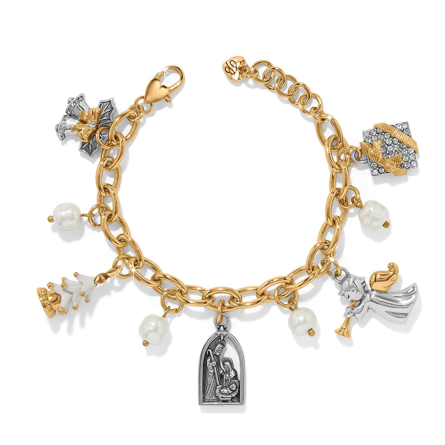 Joyful Season Charm Bracelet silver-gold 1
