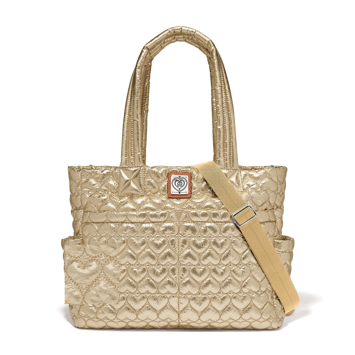 Kameron Metallic Utility Tote gold 2