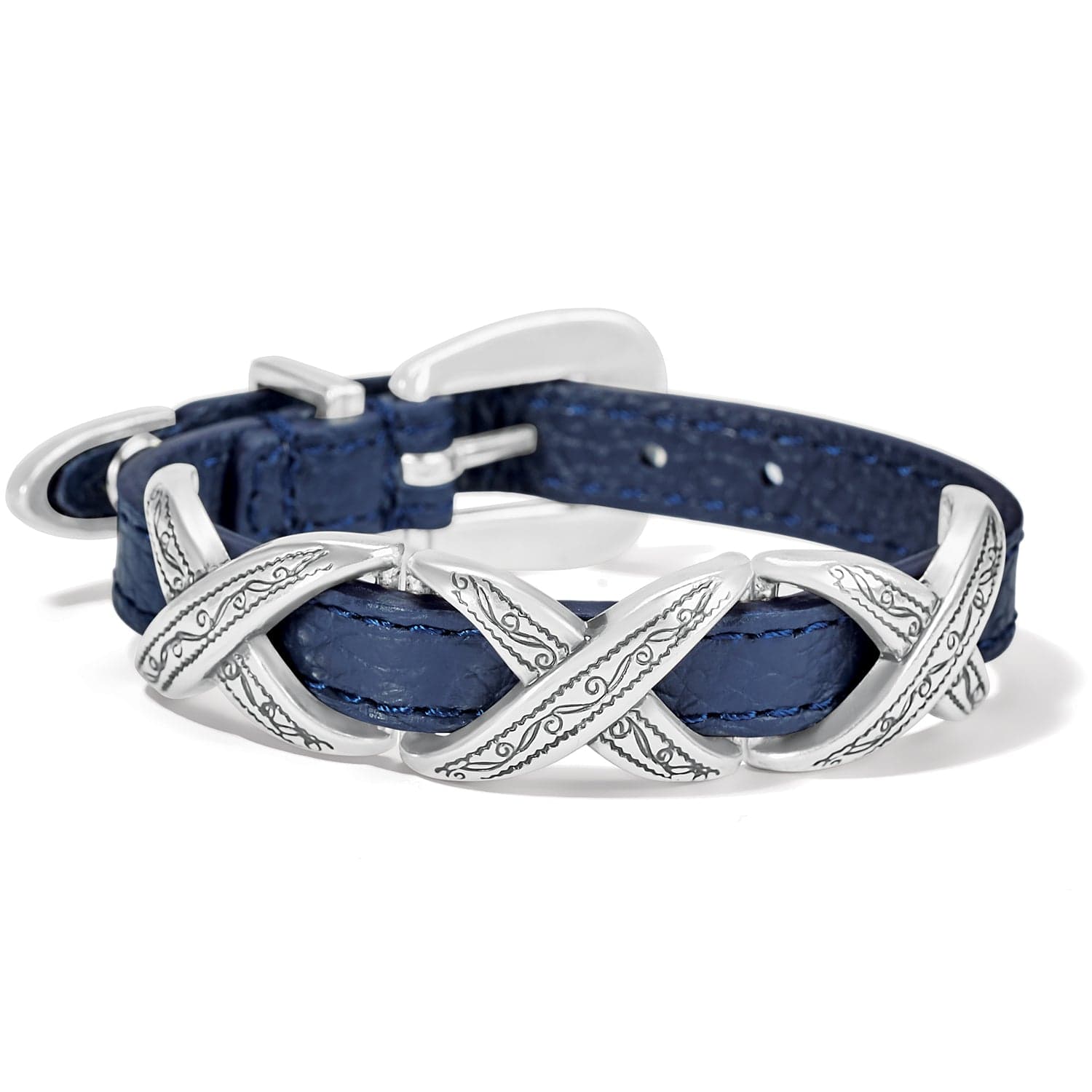 Kriss Kross Etched Bandit Bracelet french-blue 18