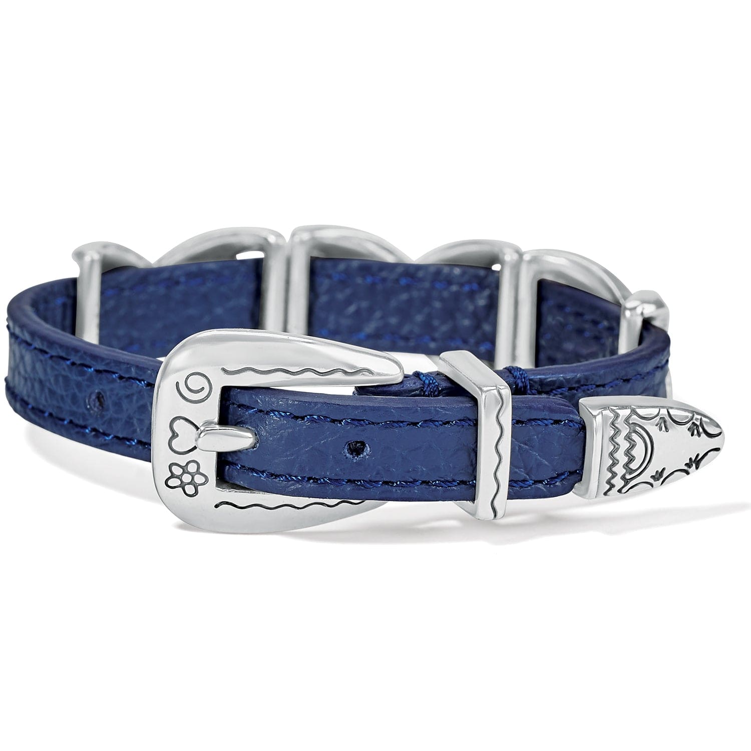 Kriss Kross Etched Bandit Bracelet french-blue 19