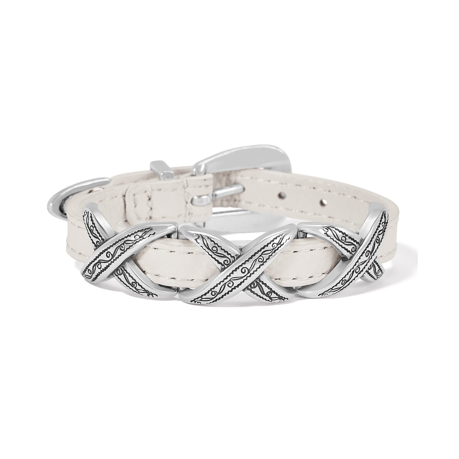Kriss Kross Etched Bandit Bracelet optic-white 13