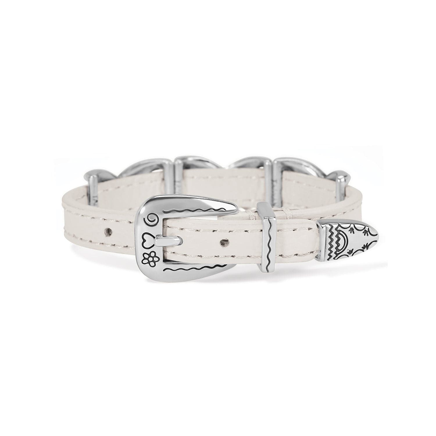 Kriss Kross Etched Bandit Bracelet optic-white 14