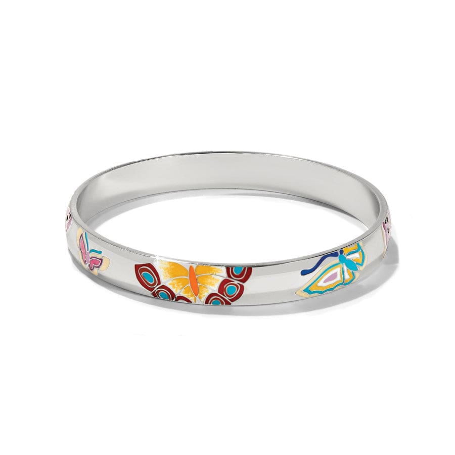 Kyoto In Bloom Butterfly Bangle silver-multi 1