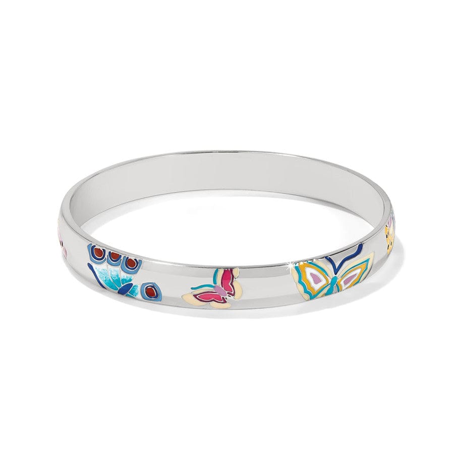 Kyoto In Bloom Butterfly Bangle silver-multi 2