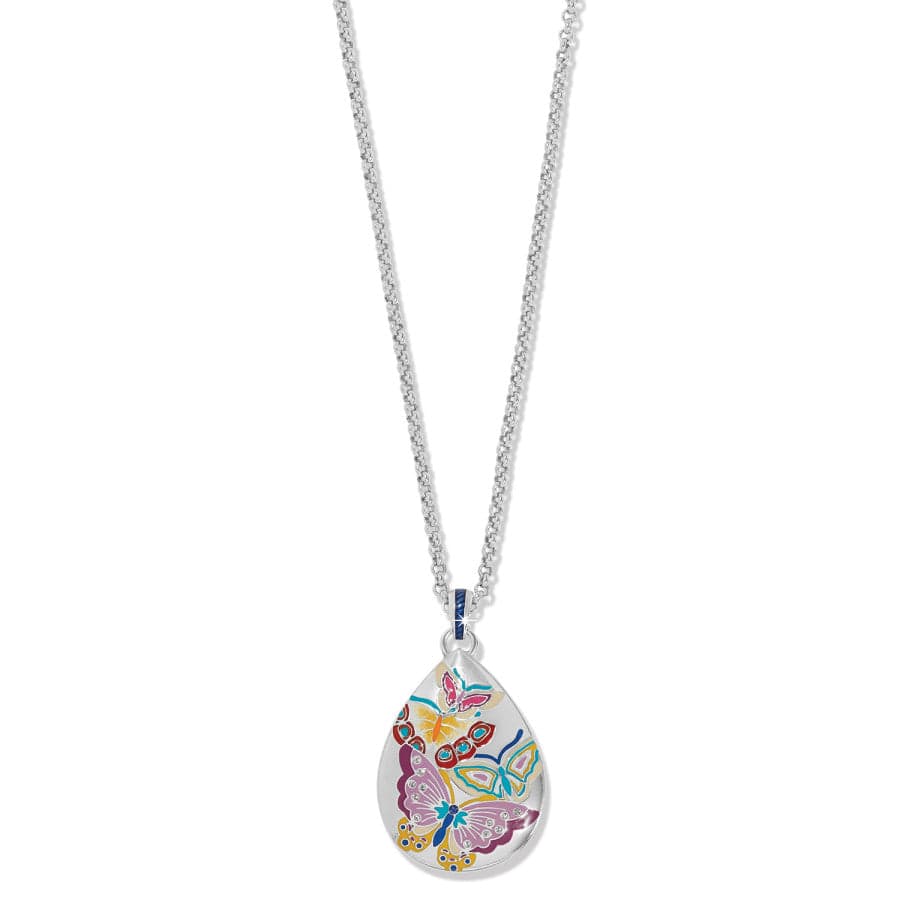 Kyoto In Bloom Butterfly Necklace silver-multi 1