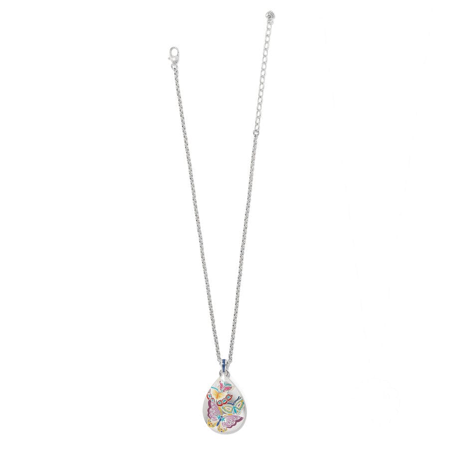 Kyoto In Bloom Butterfly Necklace silver-multi 3