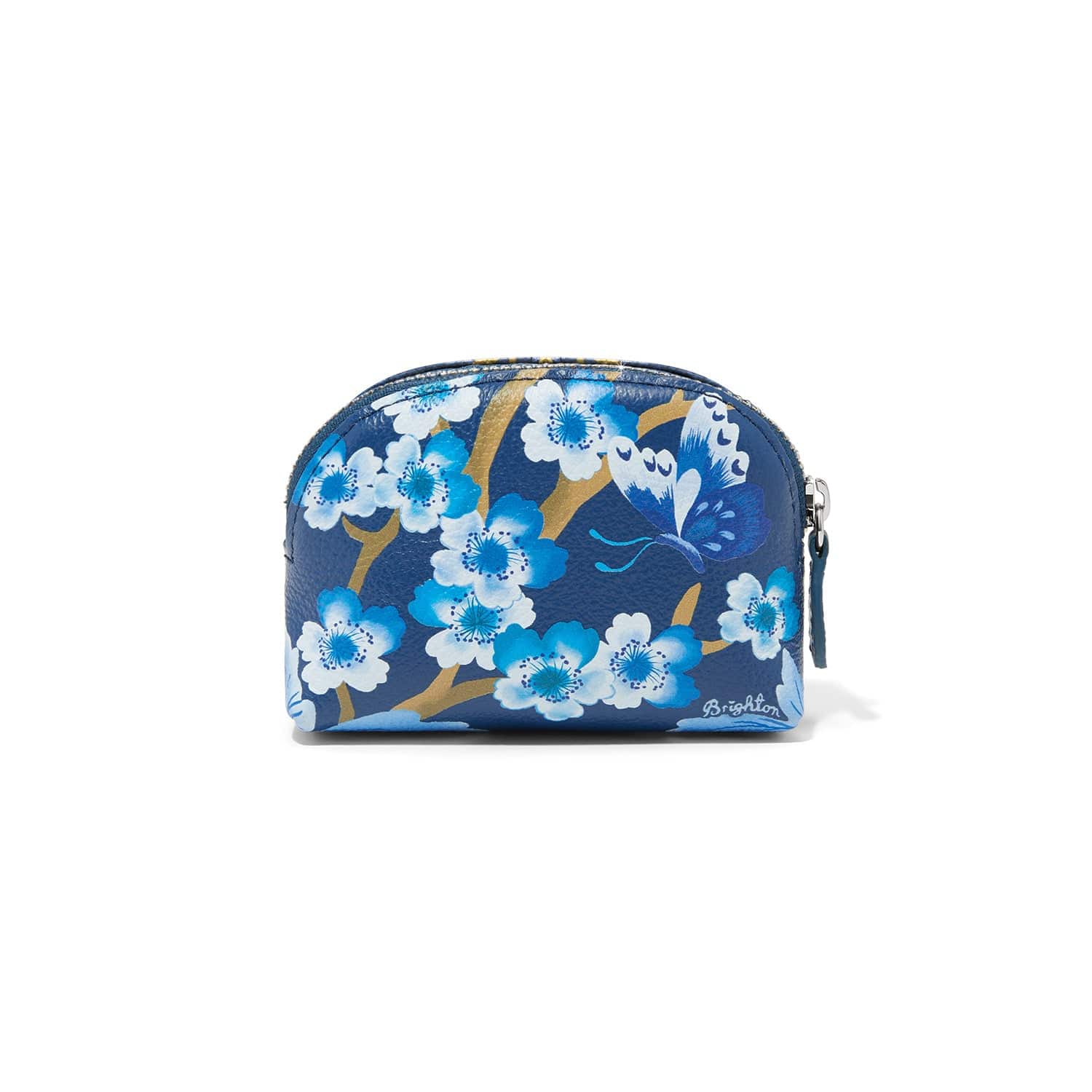 Kyoto In Bloom Indigo Mini Coin Purse indigo 3