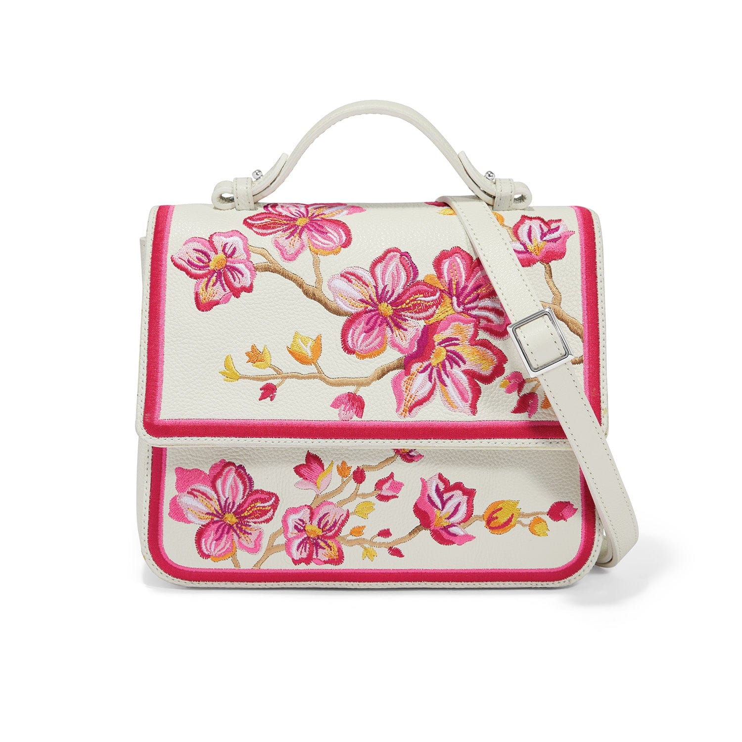 Kyoto In Bloom Miya Flap Bag white-pink 6