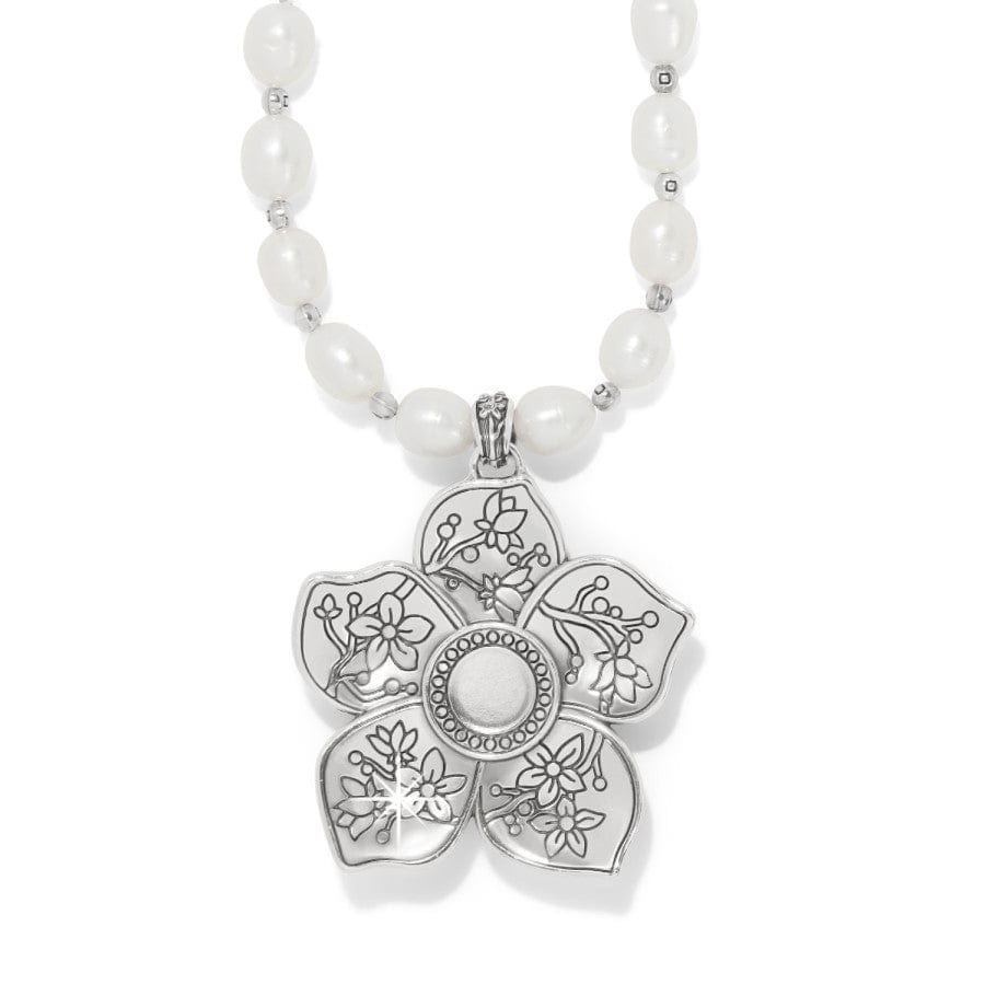 Kyoto In Bloom Pearl Necklace silver-pearl 2