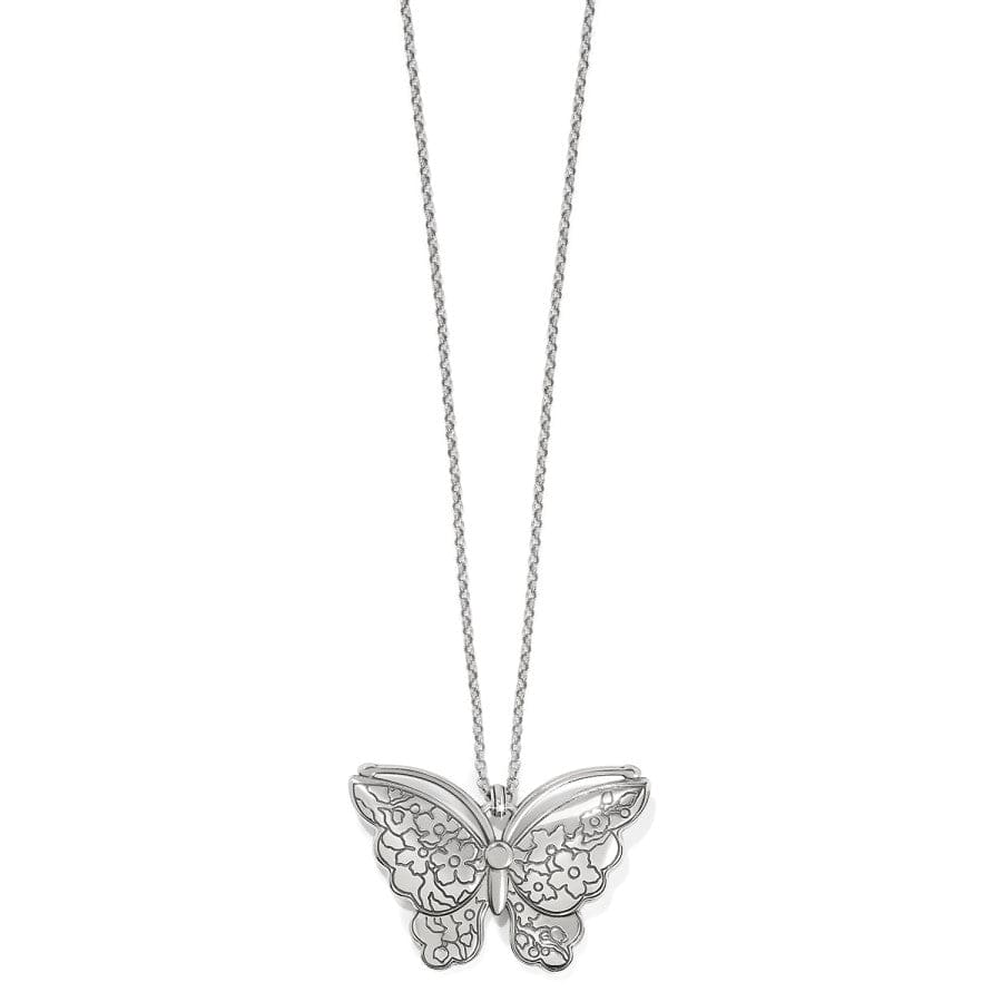 Kyoto In Bloom Sakura Butterfly Necklace silver-pink 2