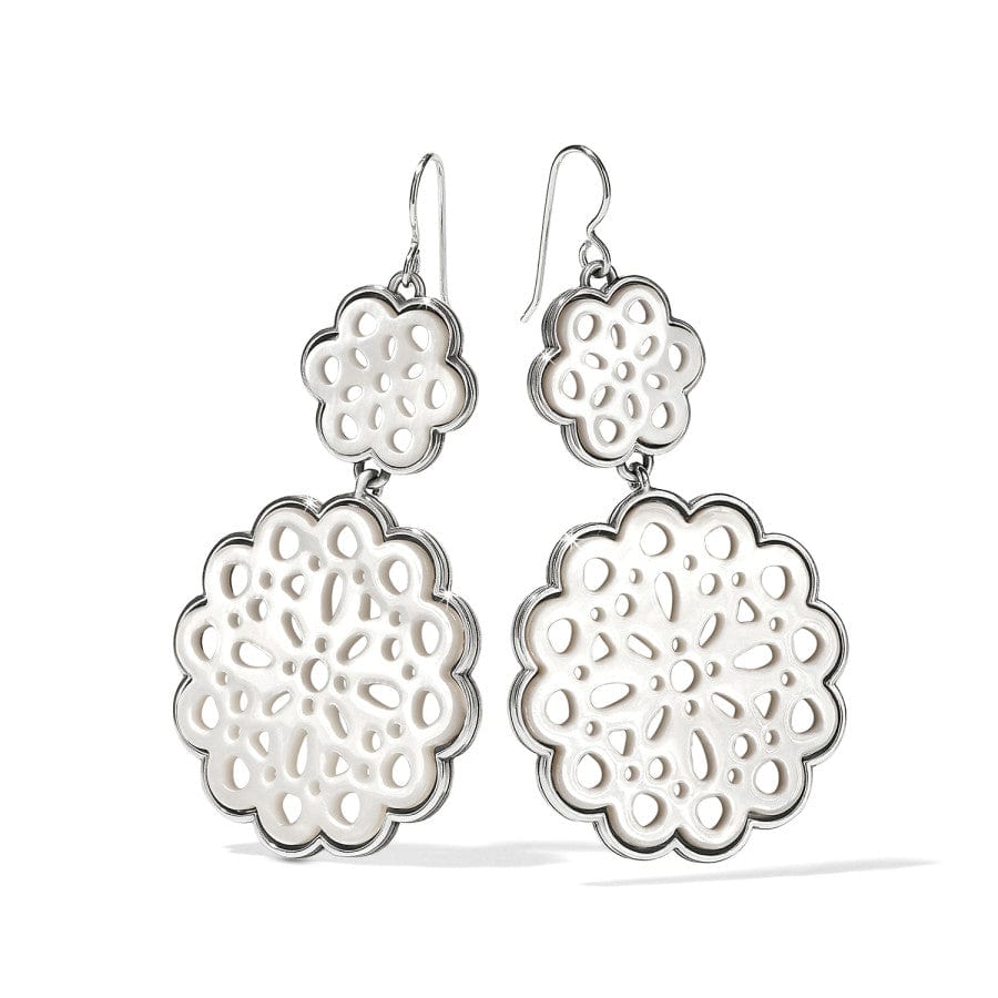 La Jolla French Wire Earrings silver-white 2