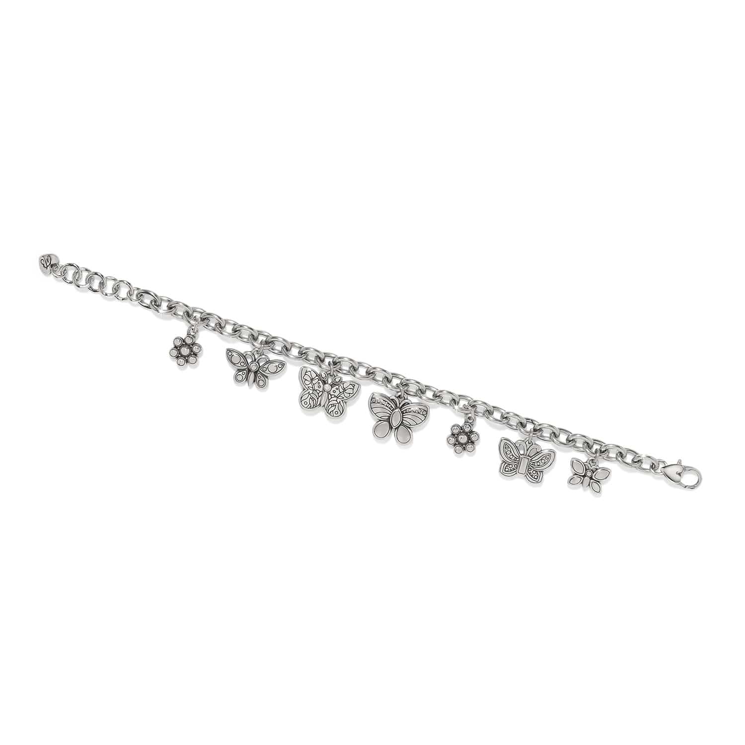 La Tulipe Butterfly Charm Bracelet silver-multi 2