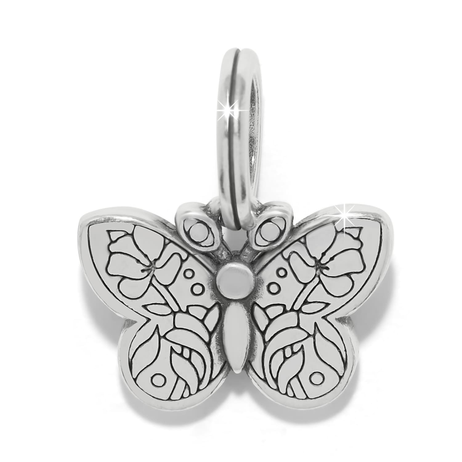 La Tulipe Butterfly Charm silver-pink 2