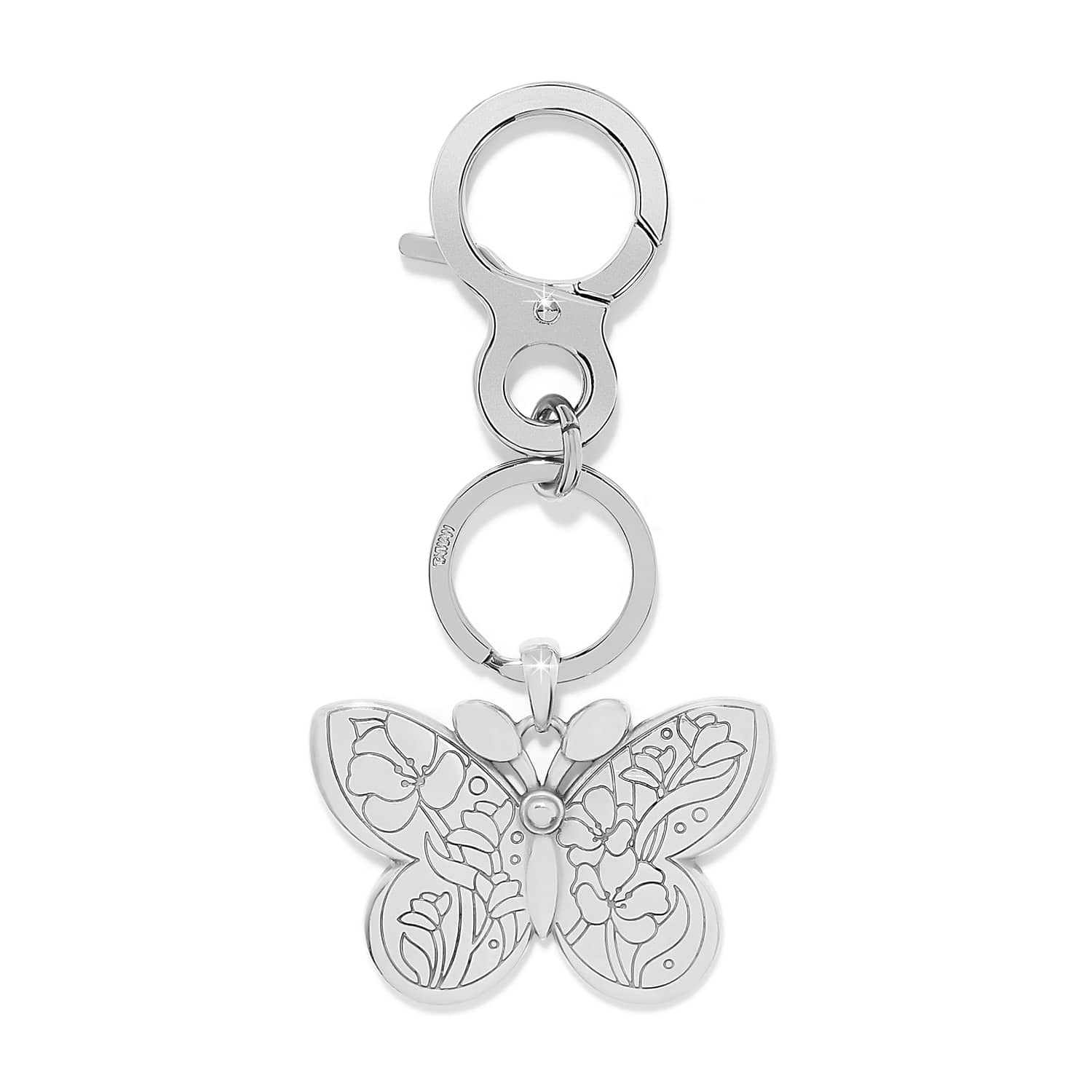 La Tulipe Butterfly Handbag Fob silver-multi 2