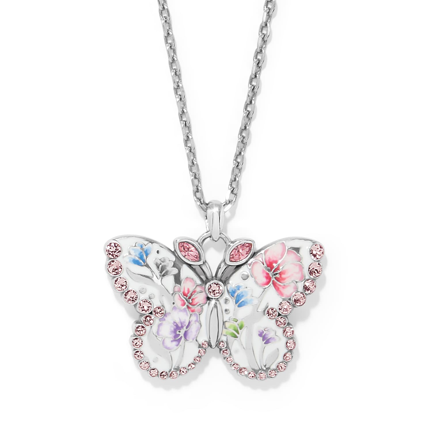 La Tulipe Butterfly Necklace silver-multi 1