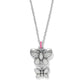 La Tulipe Butterfly Pink Duo Neckalce
