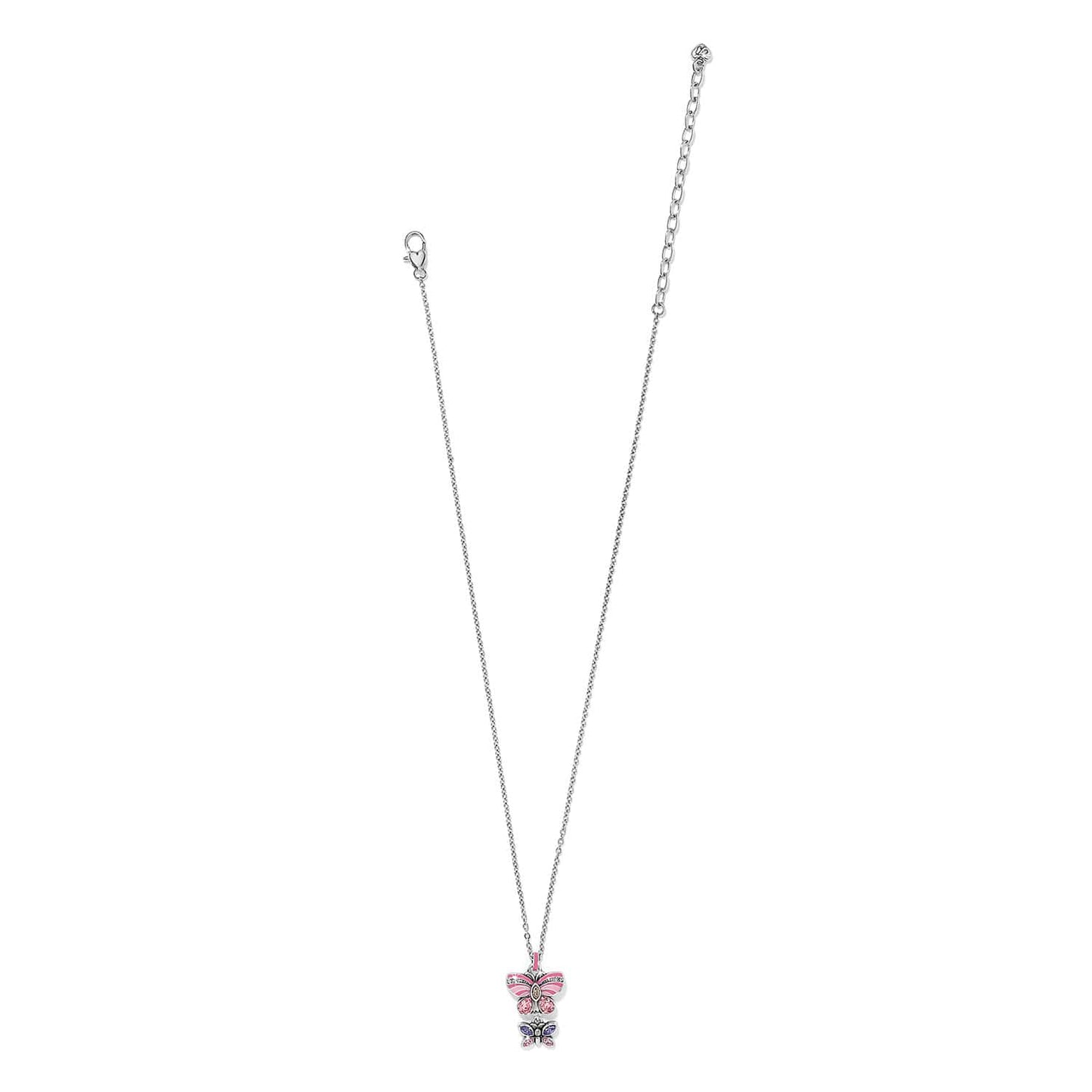 La Tulipe Butterfly Pink Duo Neckalce